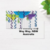 Bright cocktail and ribbon (Desk)