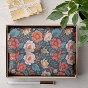 Bright Colored Chinoiserie Tissue Paper