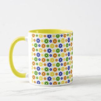 Bright Colored Daisies 