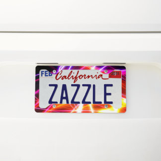 Bright Colored License Plate Frame