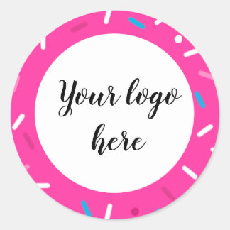 Bright colored Sprinkle pattern stickers