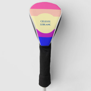 Bright Colored Stripes-Summer- Golf Head Cover
