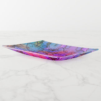 Bright colored trinket tray