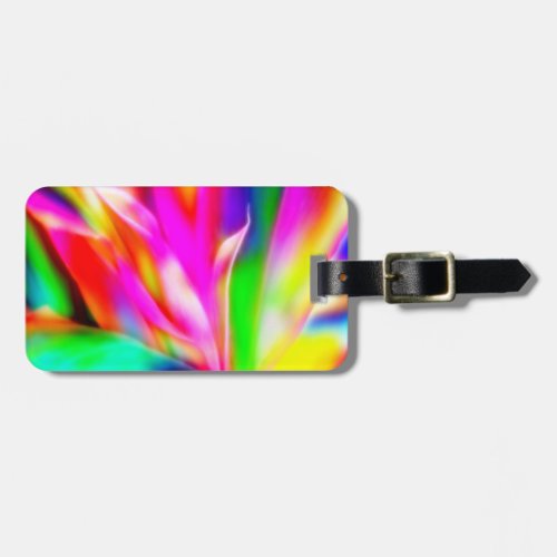 Bright Colorful Abstract Luggage Tag