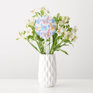 Bright Colorful Alpaca Pattern Balloon