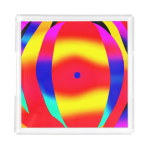  Bright, Colorful and Bold Design Acrylic Tray