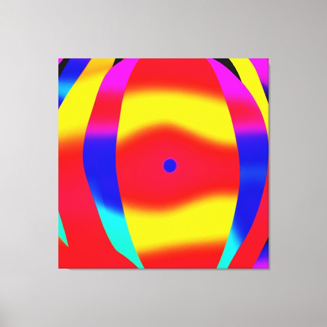  Bright, Colorful and Bold Design Canvas Print (Front)