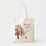 Bright Colorful Apple Tree Helping Us Grow Tote Bag at Zazzle