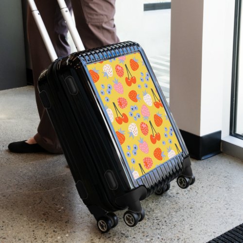 Bright Colorful Berry Fruit Pattern Luggage