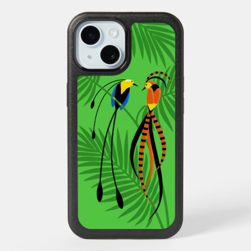Bright Colorful Birds of Paradise iPhone 15 Case