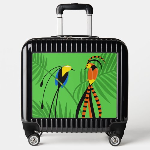Bright Colorful Birds of Paradise V2 Luggage