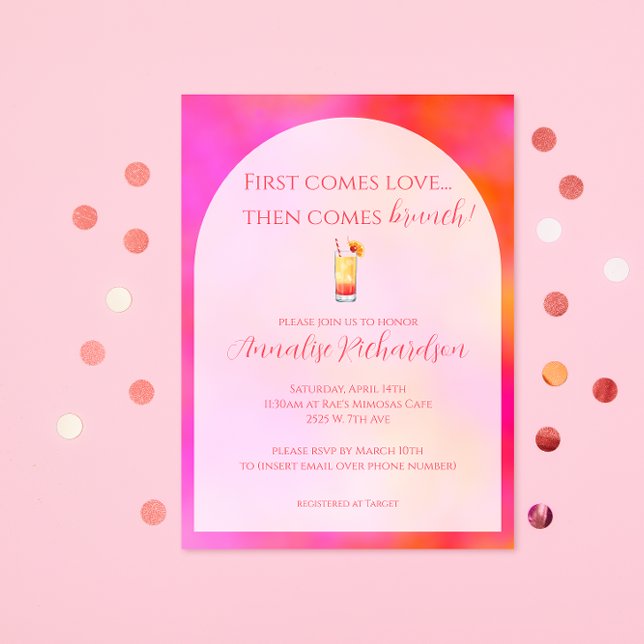 Bright Colorful Bridal Brunch Invitation (Creator Uploaded)