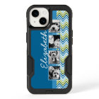 Bright Colorful Chevrons Instagram Photo Collage