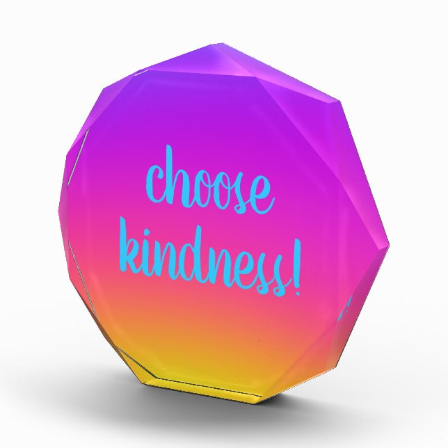 Bright Colorful "Choose Kindness" Photo Block (Right)