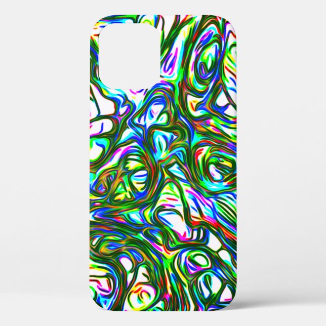 Bright Colorful Cool Funky Case-Mate iPhone Case (Back)