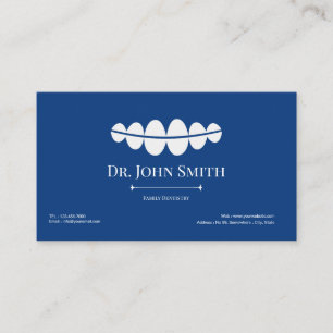 Bright Colorful Dental Kids Appointment  Business Card