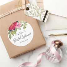 Bright & Colorful Floral Bouquet Bridal Shower