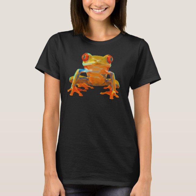 Bright Colorful Frog T-Shirt (Front)