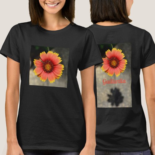 Bright Colorful Gaillardia Flower T_Shirt
