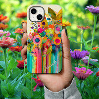Bright Colorful Modern Floral