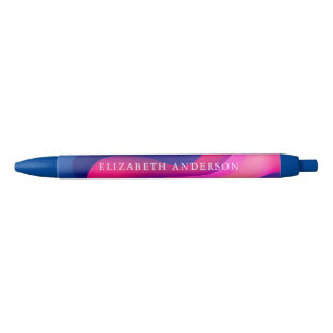 Bright colorful Modern Monogram Pen