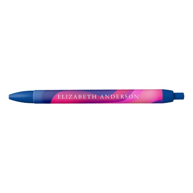 Bright colorful Modern Monogram Pen (Front)