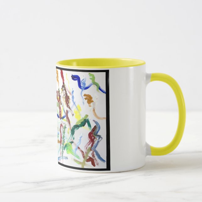 Bright colorful mug, utilizing original artwork! mug (Right)