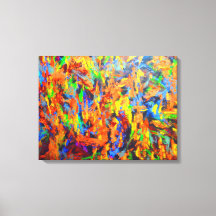 Bright Colorful Multicolor Abstract Art Painting