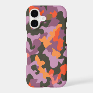 Bright Colorful Multicolored Camo Pattern iPhone 17 Case