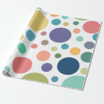 Bright Colorful Polka Dots Wrapping Paper