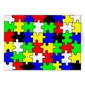 Bright & Colorful Puzzle Pieces (Front Horizontal)