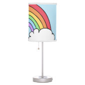 Bright Colorful Rainbow Illustration Table Lamp (Right)