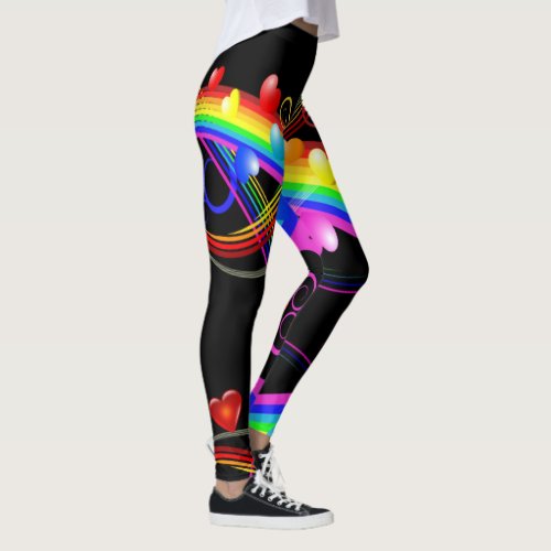 Bright Colorful Womens Leggings Running Pants