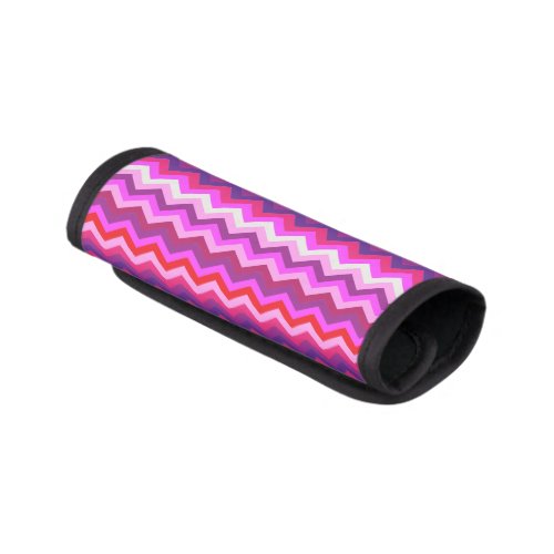 Bright colorful zigzag chevron luggage wrap