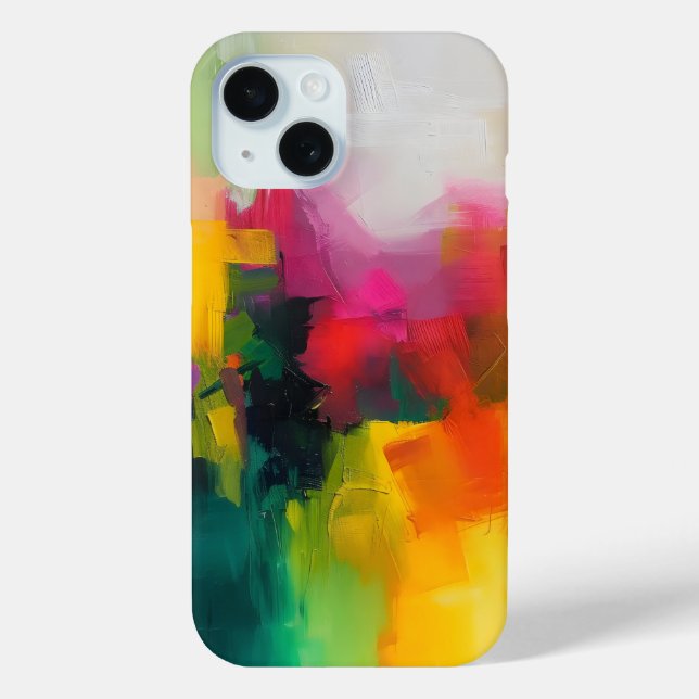 Bright Colors Abstract Art Case-Mate iPhone Case (Back)