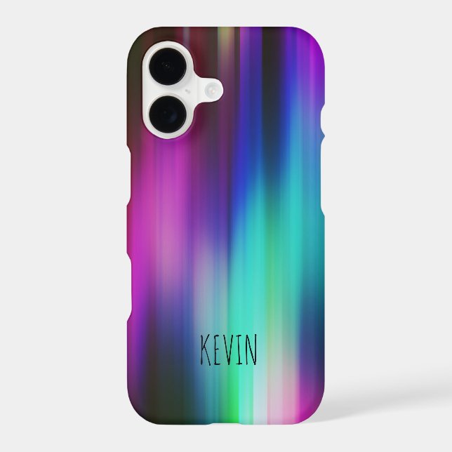 Bright Colors Abstract Rays Iphone Case (Back)