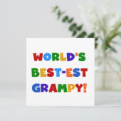 Bright Colors Best-est Grampy T-shirts and Gifts (Standing Front)