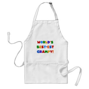 Bright Colors Best-est Grampy T-shirts and Gifts Adult Apron
