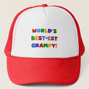 Bright Colors Best-est Grampy T-shirts and Gifts Trucker Hat