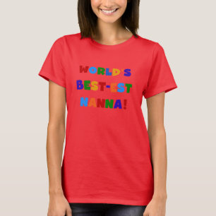 Bright Colors Best-est Nanna Tshirts