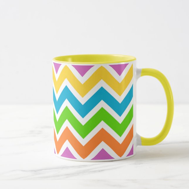 Bright Colors Chevron Mug (Right)