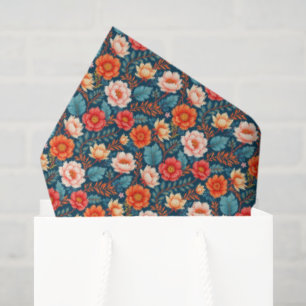 Bright Colors Chinoiserie Tissue Paper