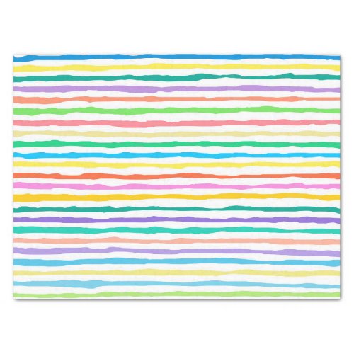 Bright colors hand_drawn stripes pattern tissue paper