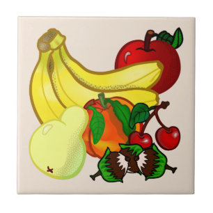 Bright Colors of Fruit Wonderful Kitchen Ceramic T Ceramic Tile