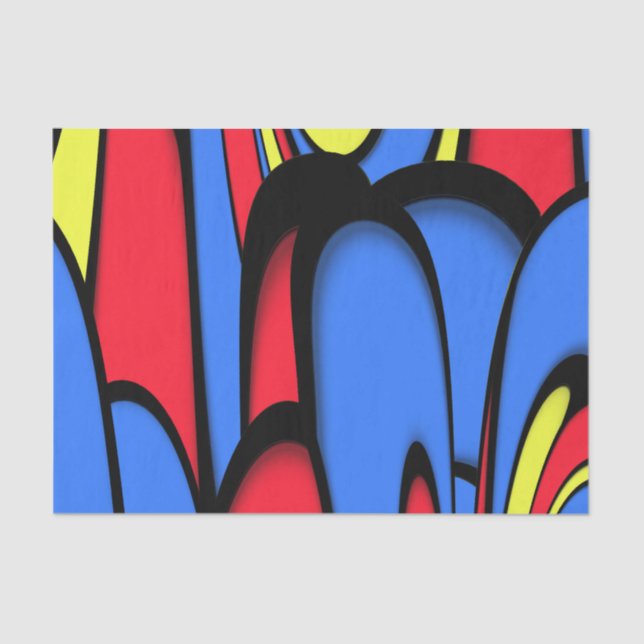 Bright  Colors Tissue Paper (Front)