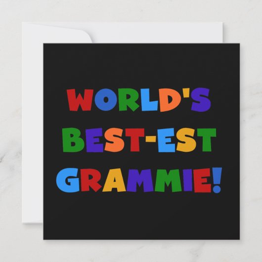 Bright Colors World's Best-est Grammie Gifts (Front)