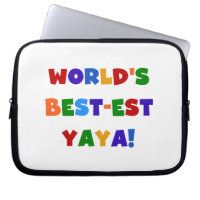 Bright Colors World's Best-est Yaya Gifts