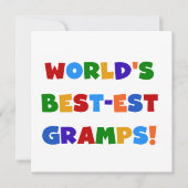 Bright Colors World's Best Gramps Gifts (Front)