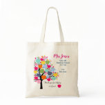 Bright colourful apple tree helping us grow tote bag Bright colourful apple tree helping us grow tote bag