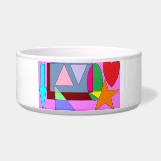 Bright Contemporary Pop Art Bowl